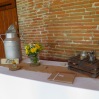 Décoration table de l'urne et livre d'or